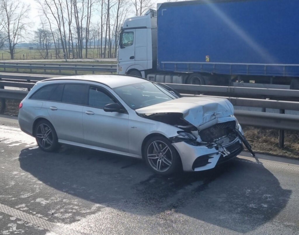 Einsatzfoto: Automatischer Notruf auf der A28