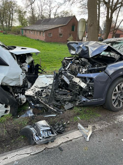 Einsatzfoto: Zweiter Unfall auf der Bremer Straße an einem Tag