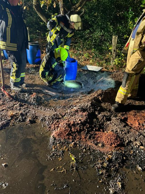 Einsatzfoto: Maishäcksler brennt in Bergedorf