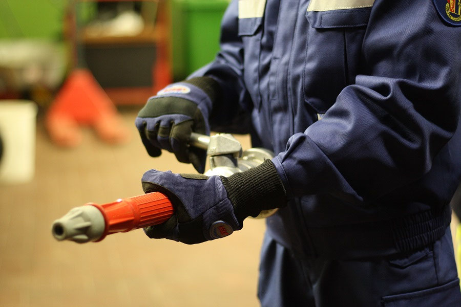 Jugendfeuerwehr der Gemeinde Hude bei einer Übung